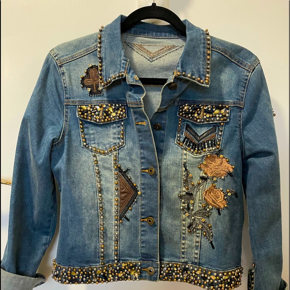 Embroidered Denim Jacket